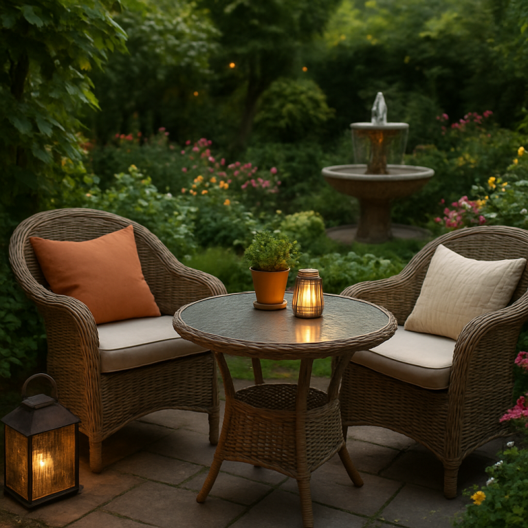    Ротанг в маленьком саду: 10 идей, как создать уют и стиль даже на мини-участке Loza