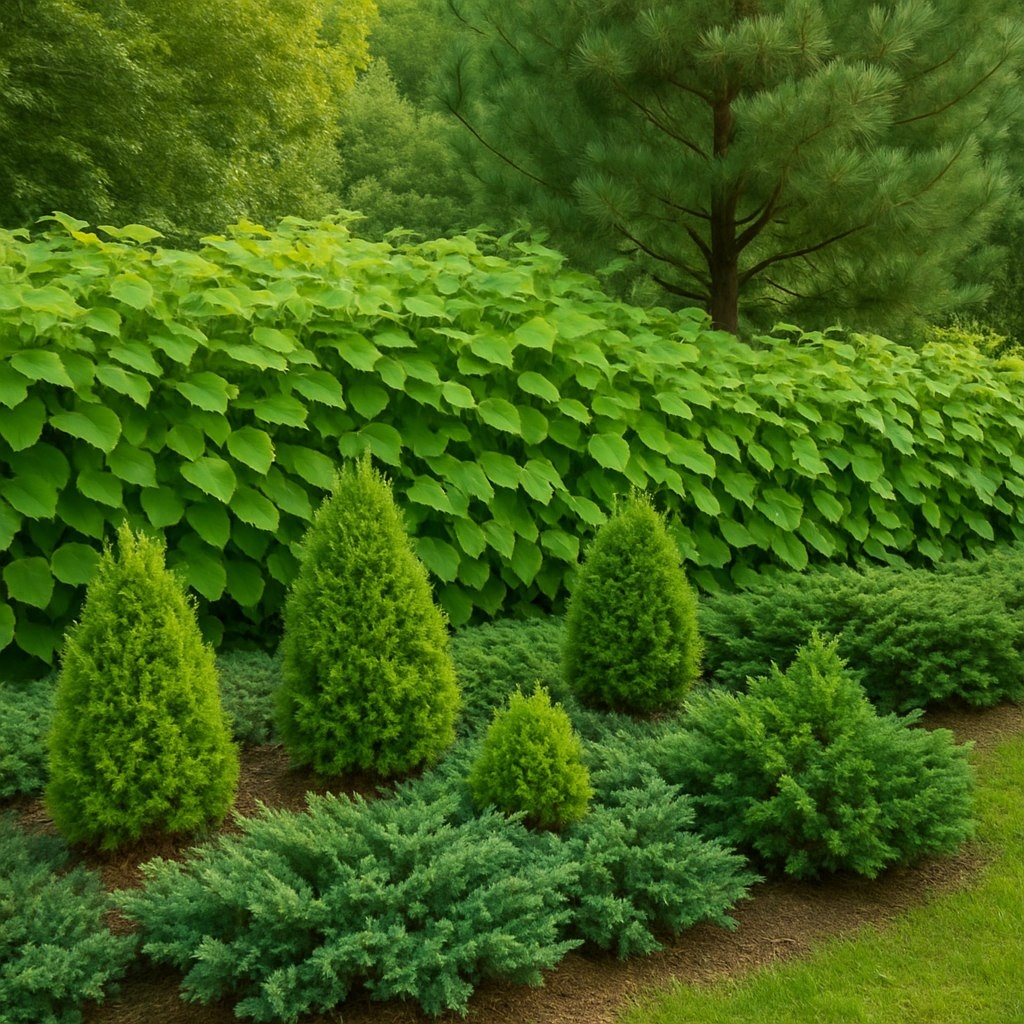 Кругозор Проектировщика: пример использования гречихи японской в ландшафтном дизайне