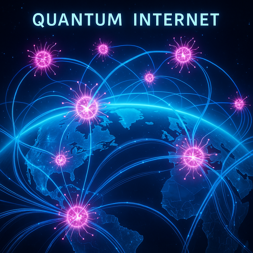 Quantum internet connecting global networks with unbreakable encryption