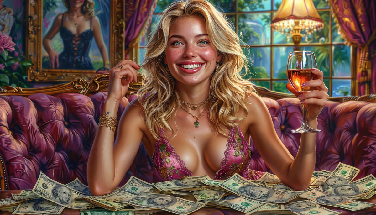 Вот так я предсталяла себя после подключения монетизации) Наивная такая....