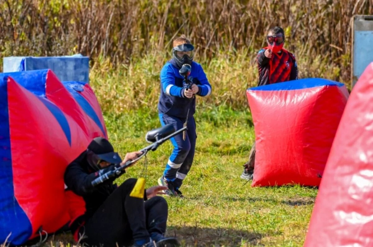    В Тазовском проходит пейнтбольный турнир «Штормпоинт 2.0»