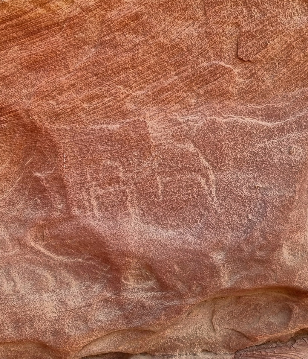 Петроглиф из Хумаймы, Иордания (фото автора)