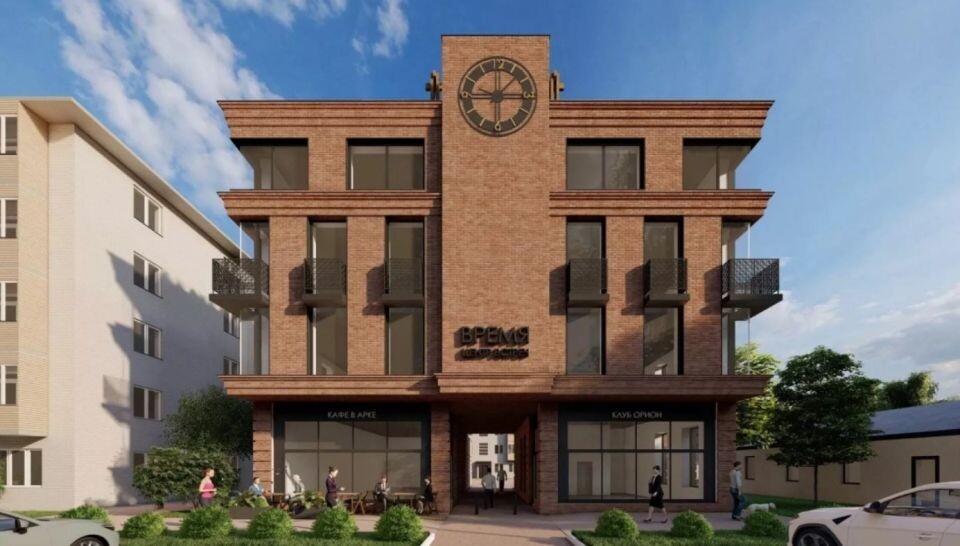    Новый офисный центр строят в исторической части Барнаула. Источник: мастерская "Тектоника"