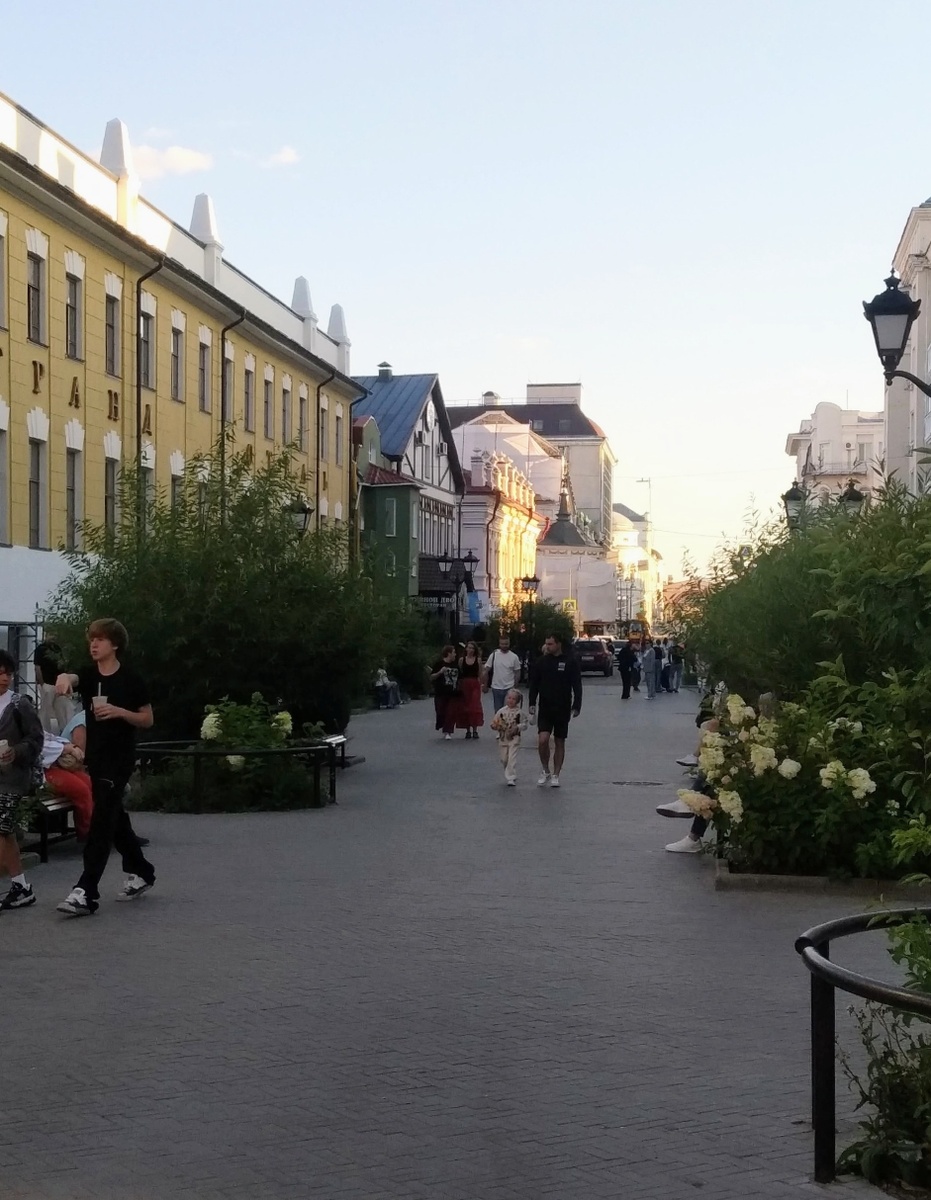 Улица Баумана Казань (личное фото)