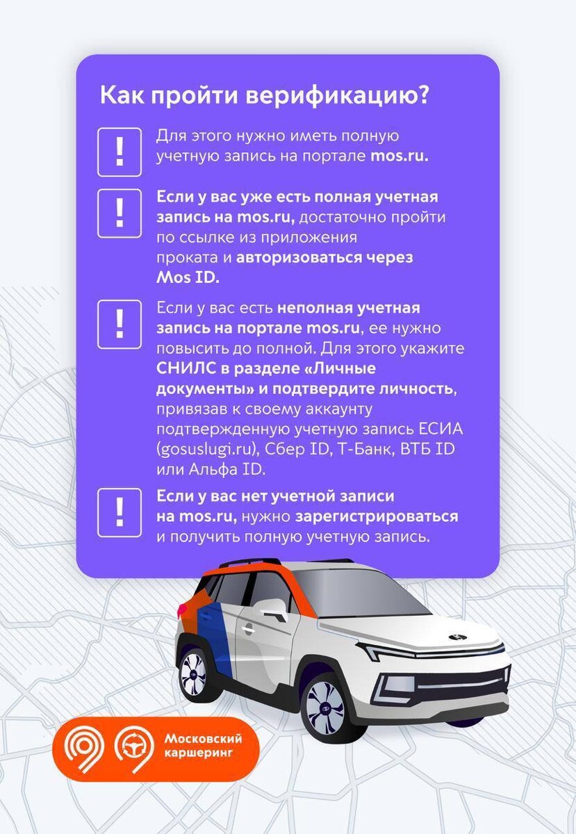 Прохождение верификации пользователями.