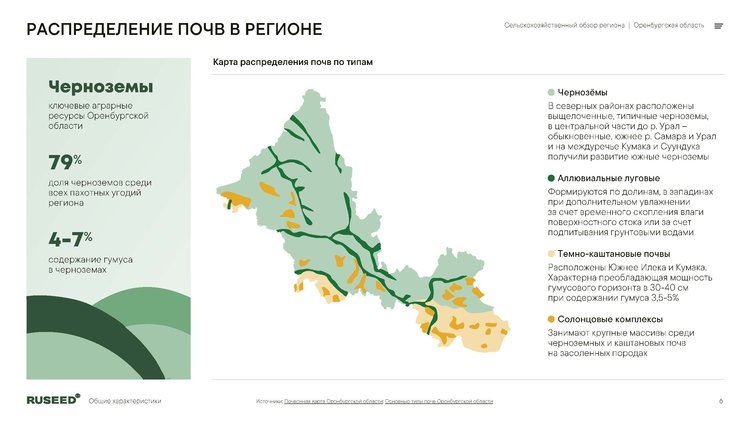     Аналитический отчет о сельском хозяйстве Оренбургской области от RUSEED
