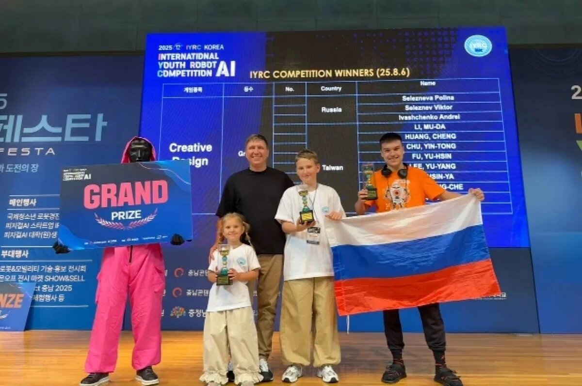    Команда из Хабаровска победили на мировом чемпионате по робототехнике