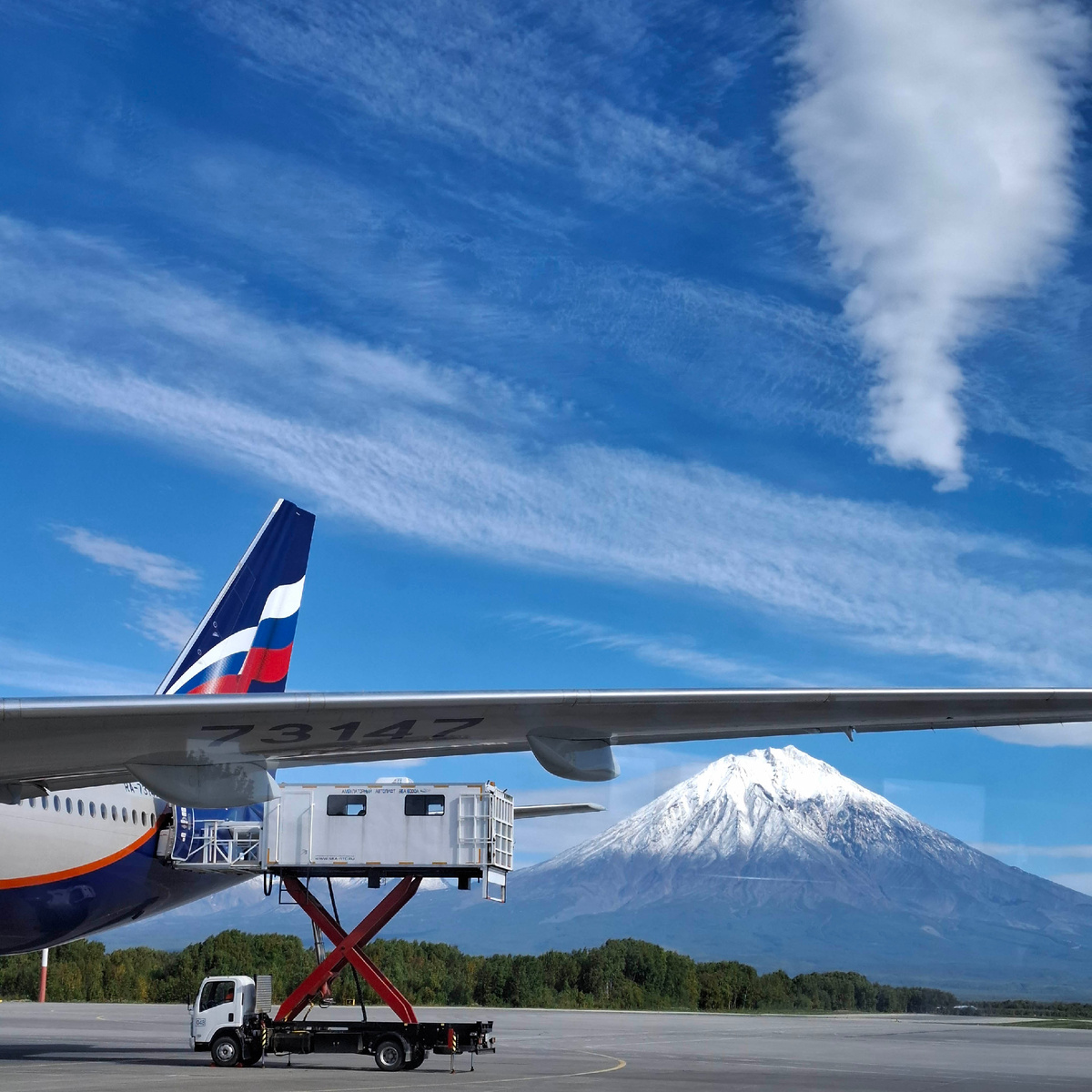 Камчатка. Для дальних авиаперелётов по стране чаще всего выбираем «Аэрофлот». Фото автора.