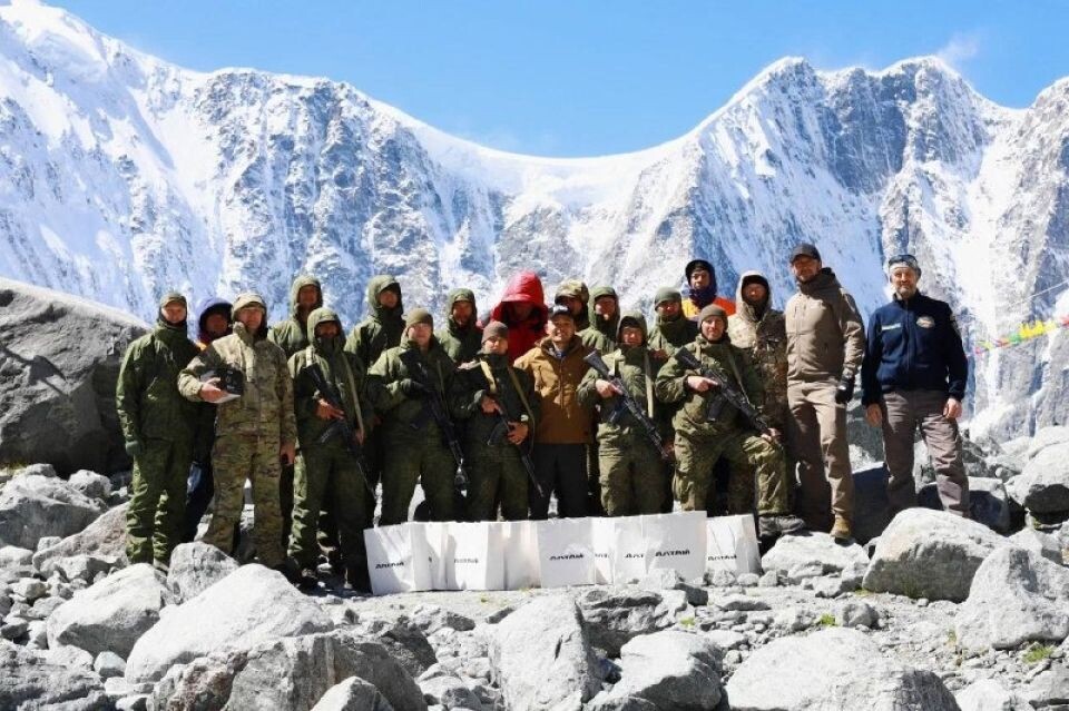    В Республике Алтай проходит Кубок Вооруженных сил Российской Федерации по альпинизму. Источник: t.me/asprokopyev