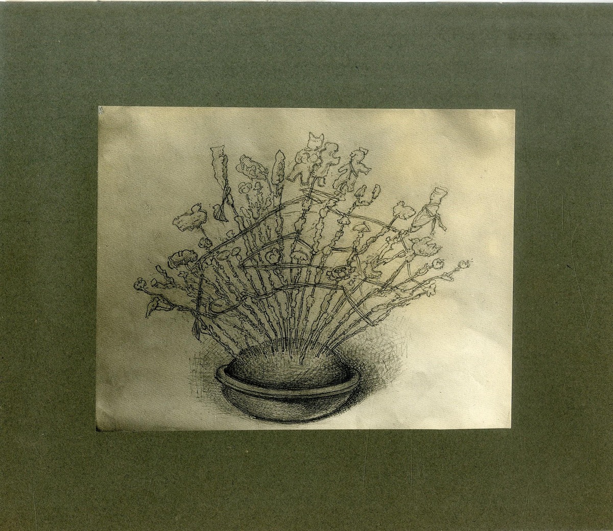 Фотоотпечаток: Свадебный каравай (пересъемка с рисунка). Русские. Восточная Европа. 1911 год