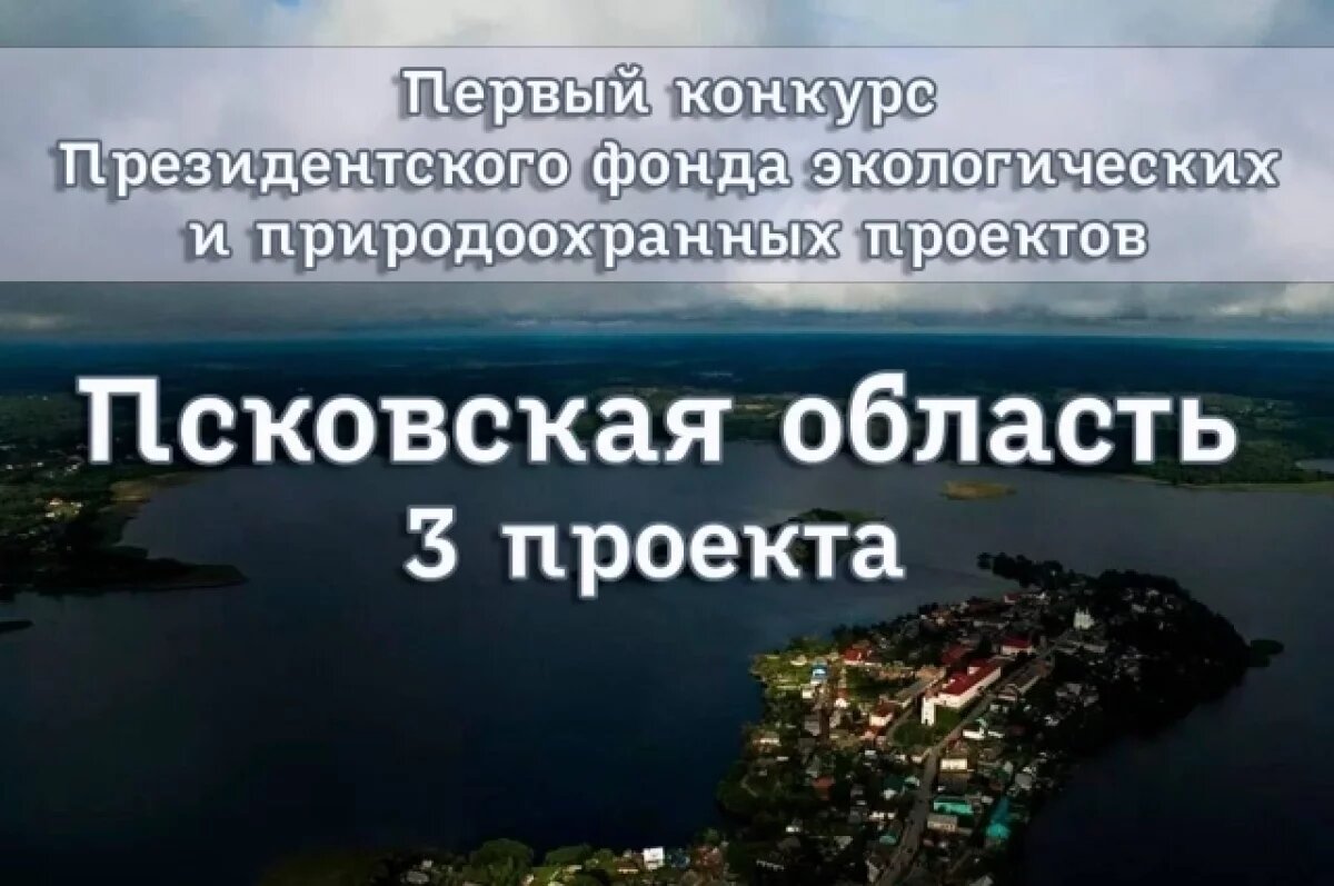    Три псковские экозаявки победили в конкурсе Президентского фонда