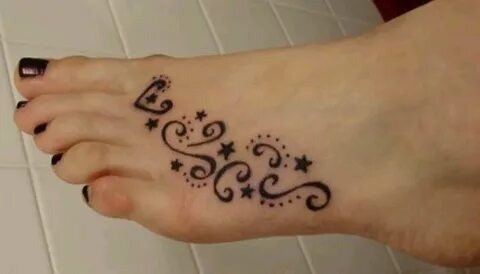 Временную татуировку дома ручкой.