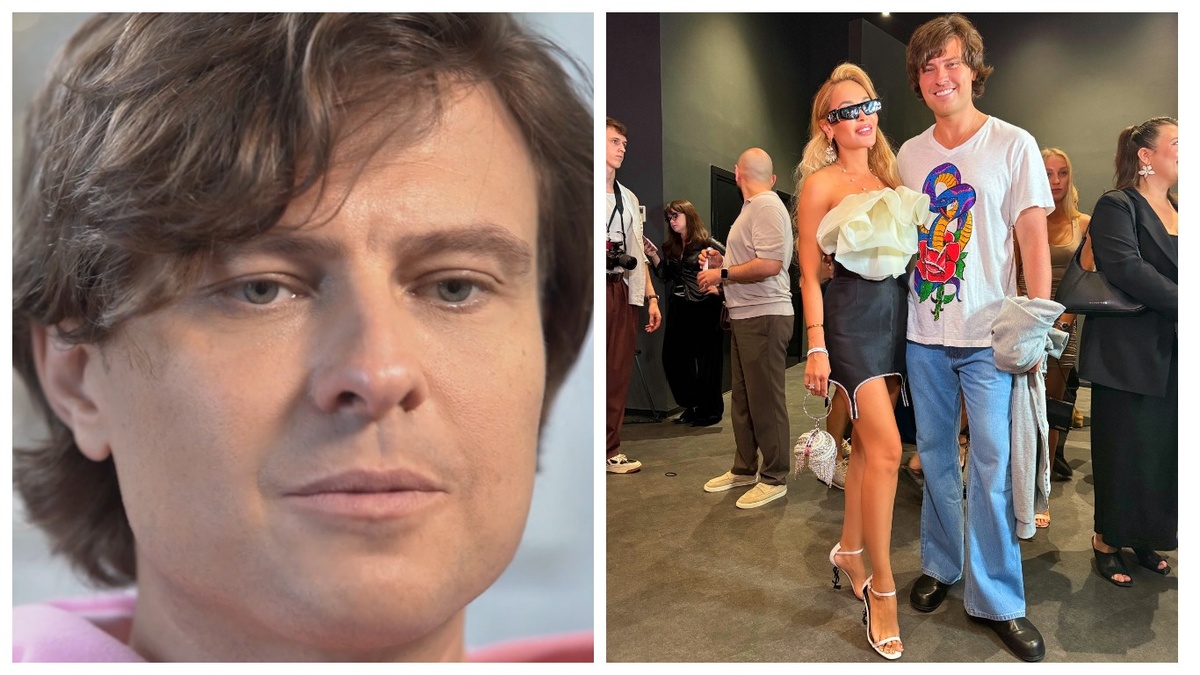 Прохор Шаляпин во время интервью выглядел чуть уставшим, вместе с Анной Калашниковой