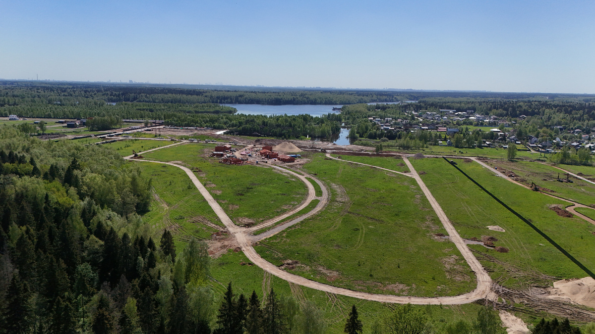 Ход строительства поселка Юрьево Берег