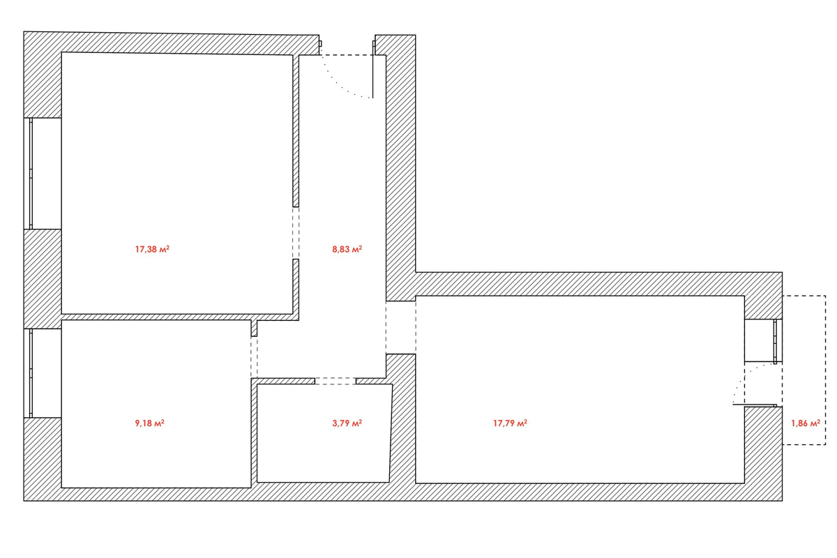 Обмерный план