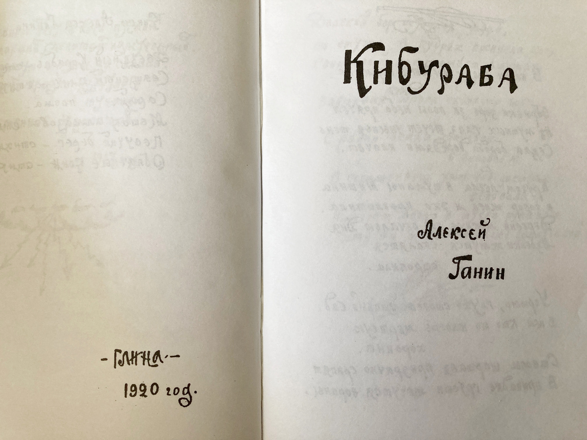 Фото из книги Алексея Ганина. изданной  в г. Вологда" изд-во "Книжное наследие" в 2005 г.