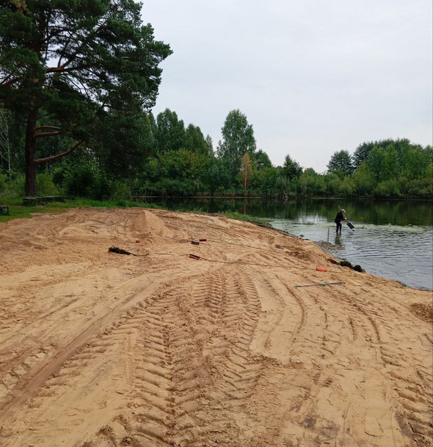    В Санчурске ветераны преобразили береговую зону