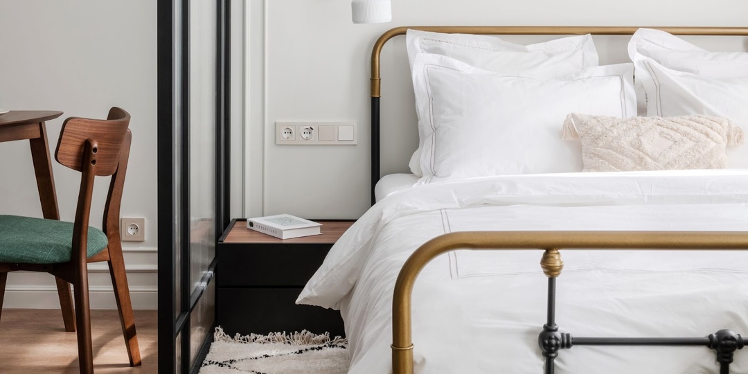 Светлая студия 30 кв.м с французским флером