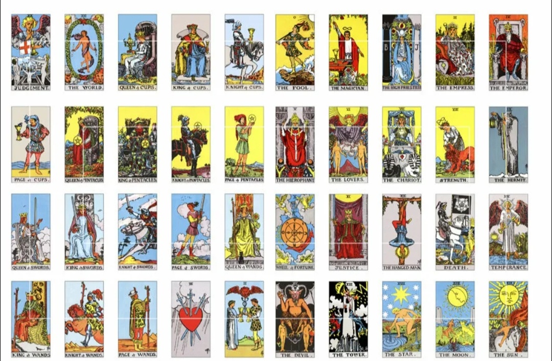 Карты таро, из интернета.