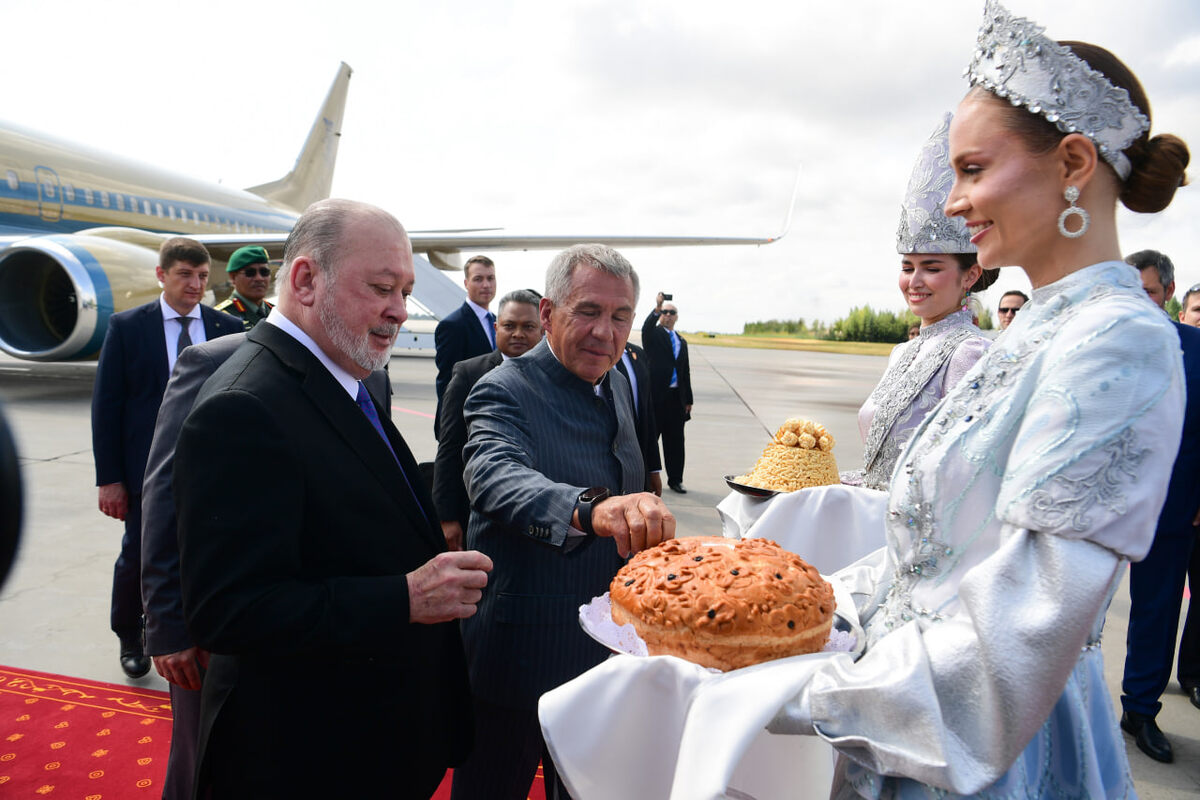 Верховный правитель Малайзии совершает свой первый официальный визит в Россию.  Фото: Фото: пресс-служба раиса Республики Татарстан / rais.tatarstan.ru