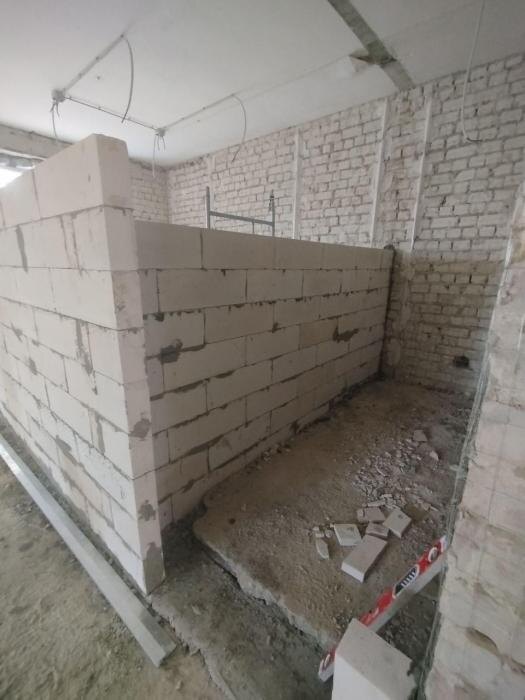 Псковские строители делают перепланировку в детском саду «Теремок» в Геническе
Фото: Telegram-канал «Шефская помощь | Херсонская область»