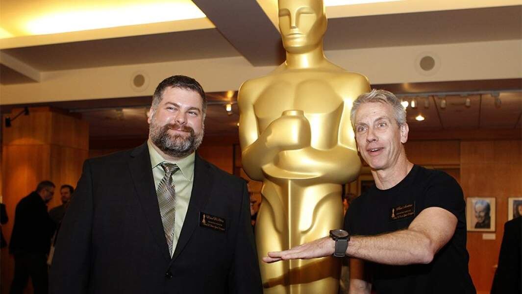 Дин ДеБлуа и Крис Сандерс на премии “Оскар” в 2011 году.