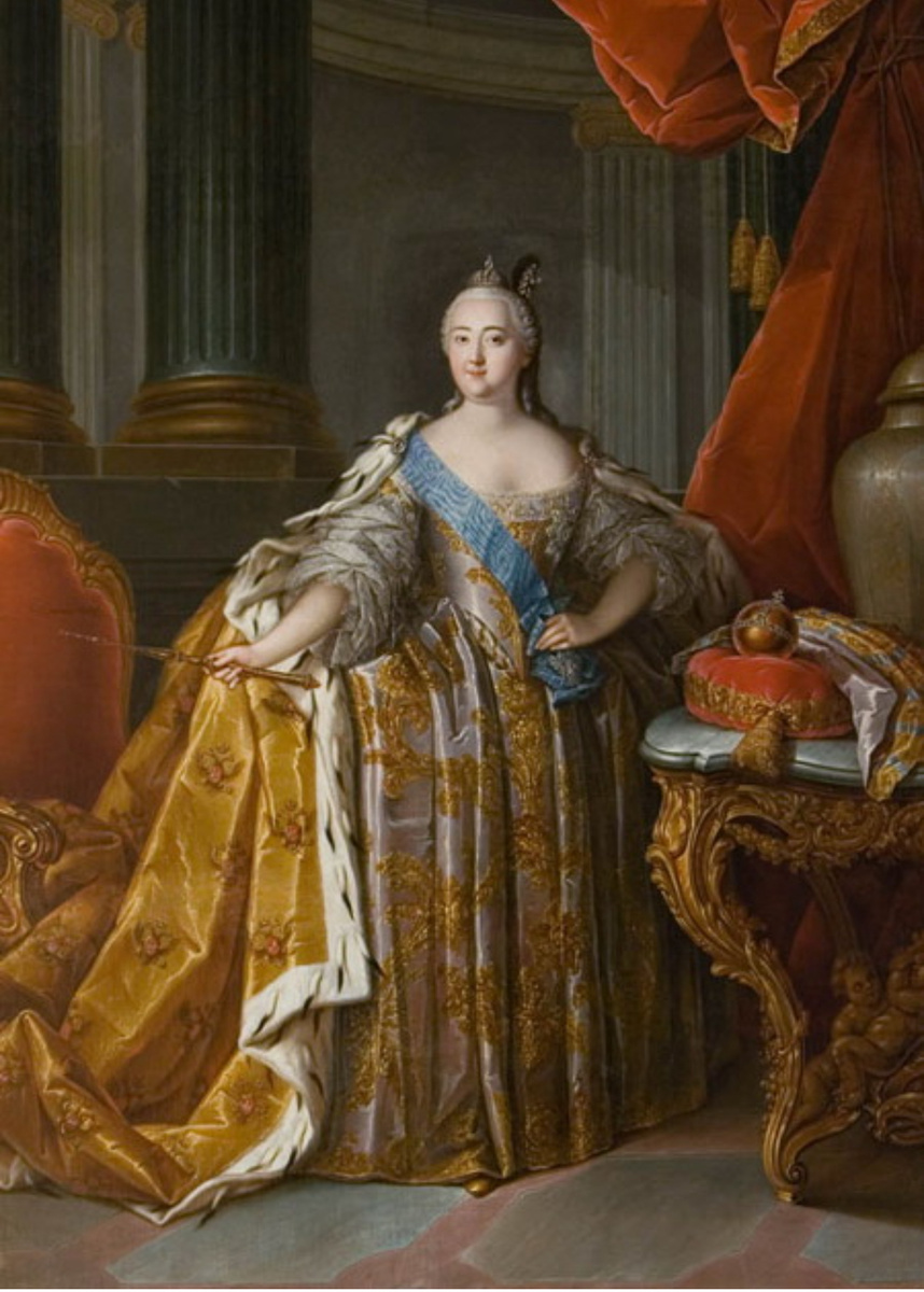 Генрих Бухгольц, Елизавета Петровна, портрет