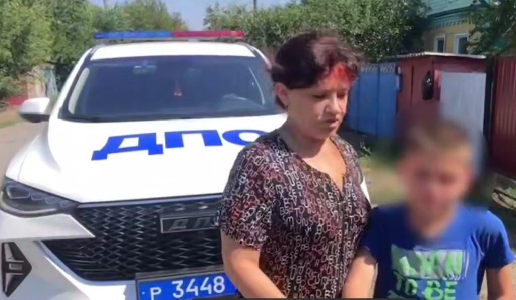    На фото стоп-кадр видеоматериала ГУ МВД России по РО Татьяна Пшеничная