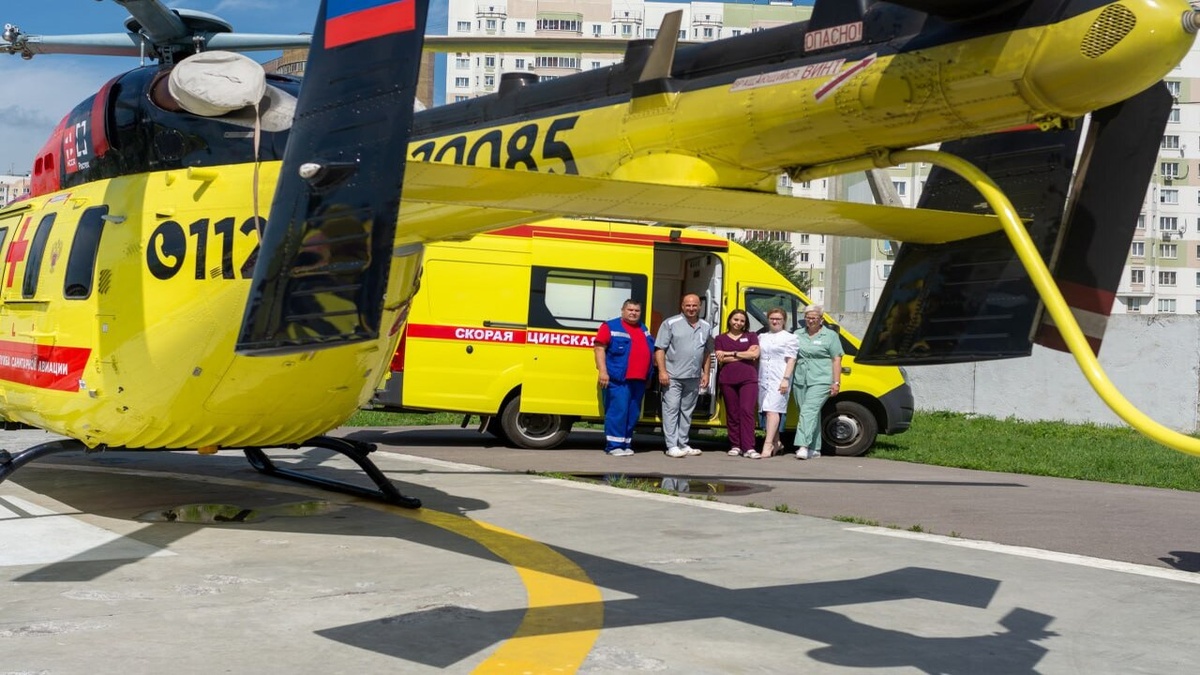    103 человека эвакуировал вертолет санавиции с начала года