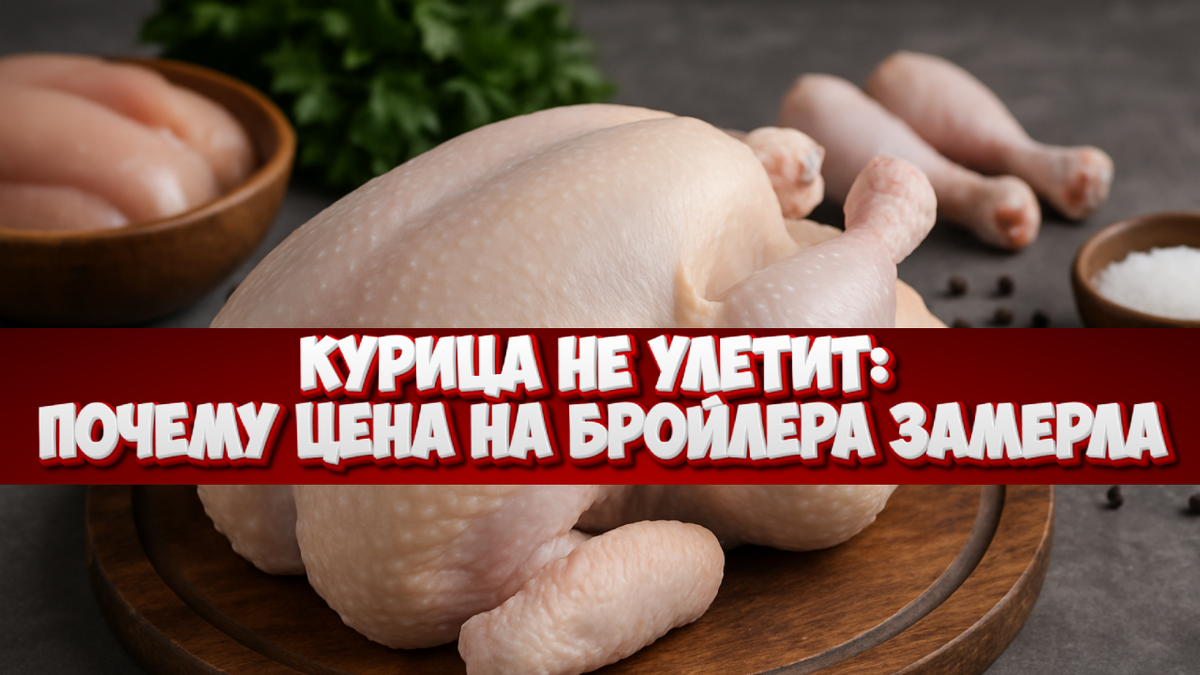 «Курица не улетит»: почему цены на мясо бройлера замерли, несмотря на рост производства