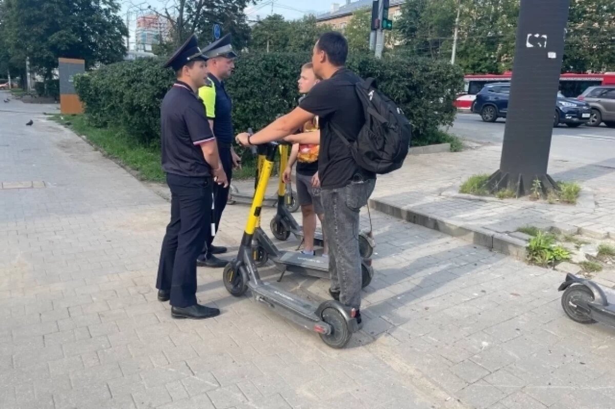    В Туле на самокатчиков и велосипедистов составили 700 протоколов