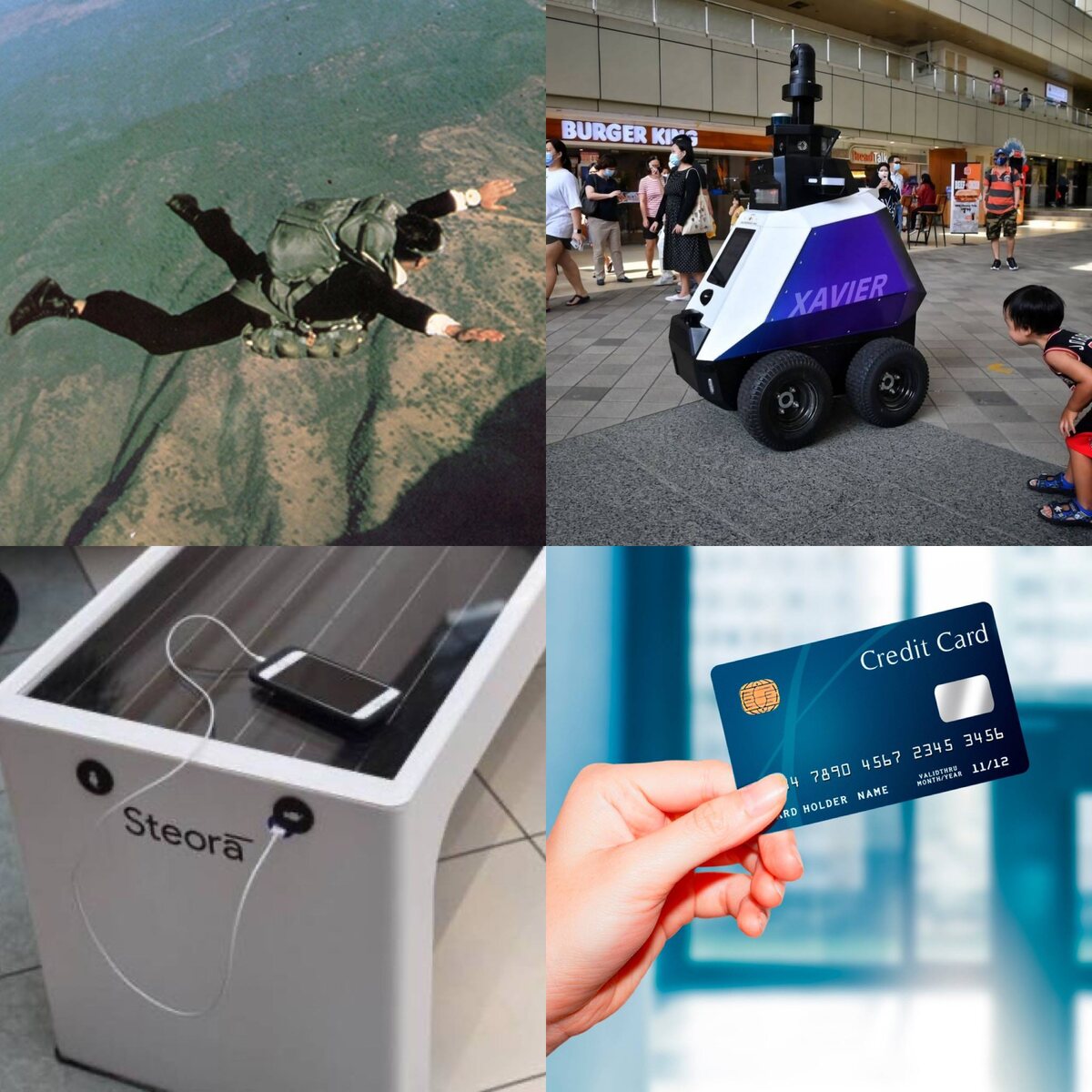 Рубрика «Факты» 

В 1971 году человек по имени Д.Б. Купер угнал самолет, получил выкуп в 200 000 долларов и исчез после прыжка с парашютом.

В Сингапуре роботы-пылесосы патрулируют улицы, собирая мусор и сообщая о нарушениях.

В Саудовской Аравии есть умные скамейки с Wi-Fi и зарядкой от солнечных панелей.

Психологи утверждают, что люди тратят больше, если расплачиваются картой, а не наличными.
