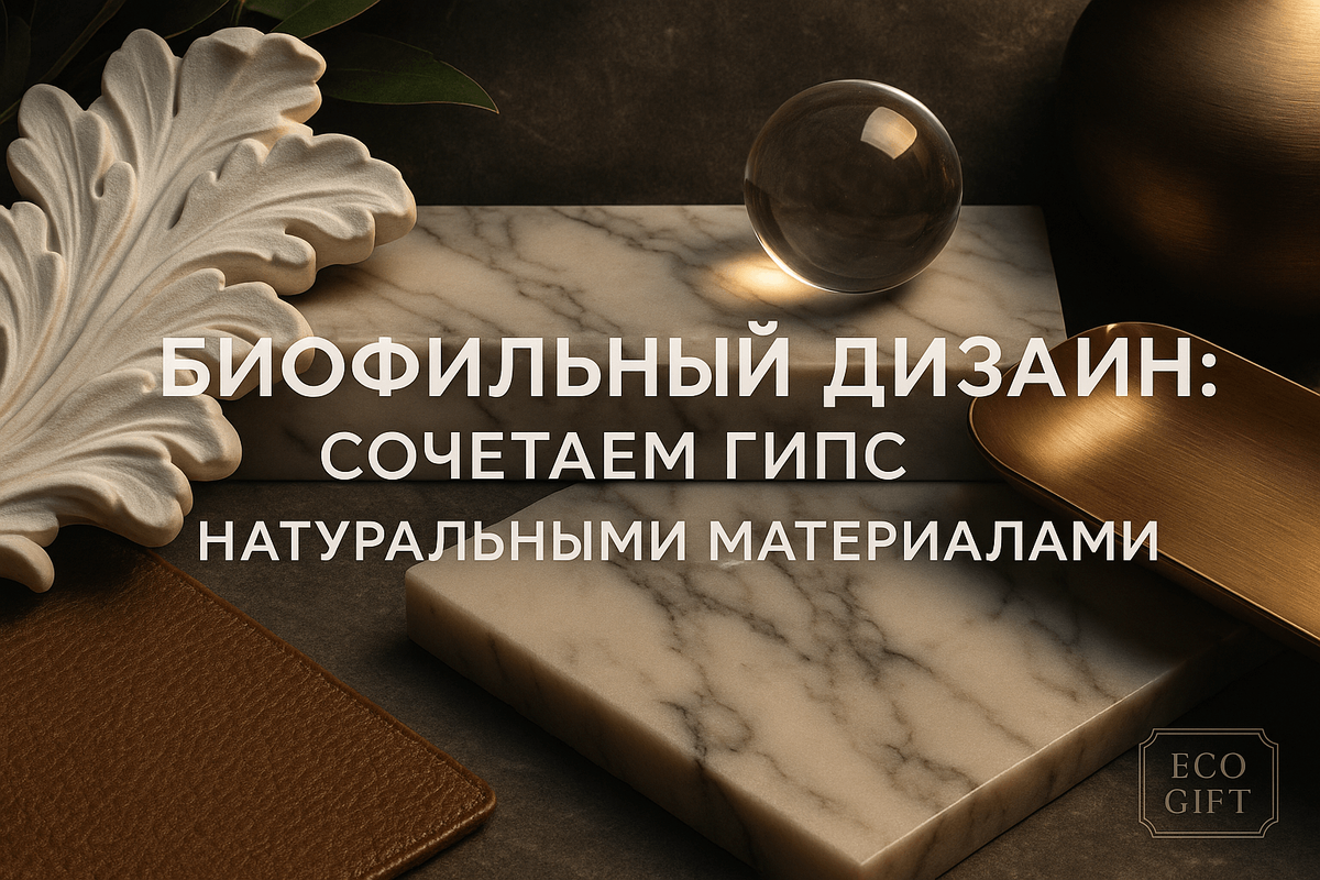    Биофильный дизайн: как создать экологичный интерьер с гипсом и деревом Марина Погодина