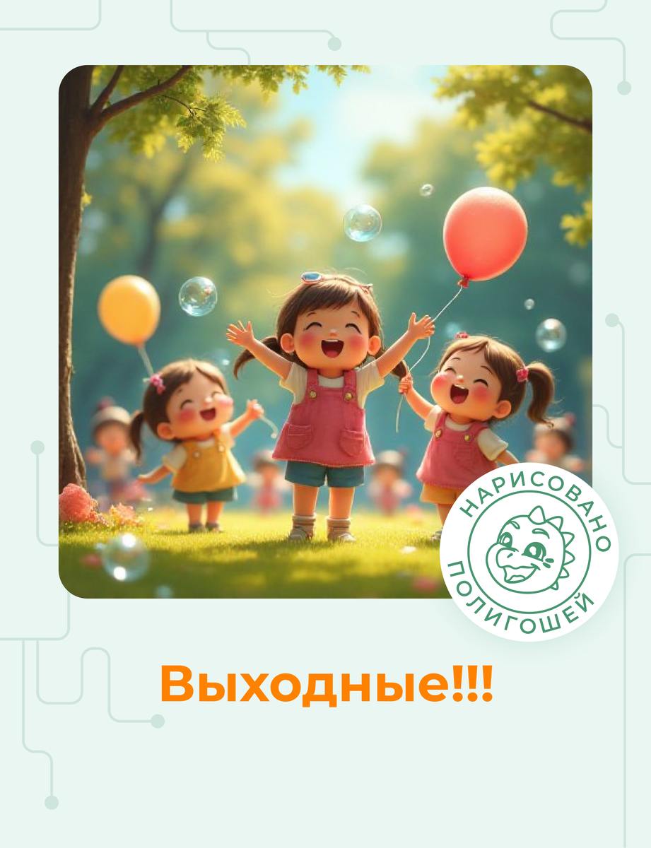 Картинку нарисовал «Полигоша: GPT бот»