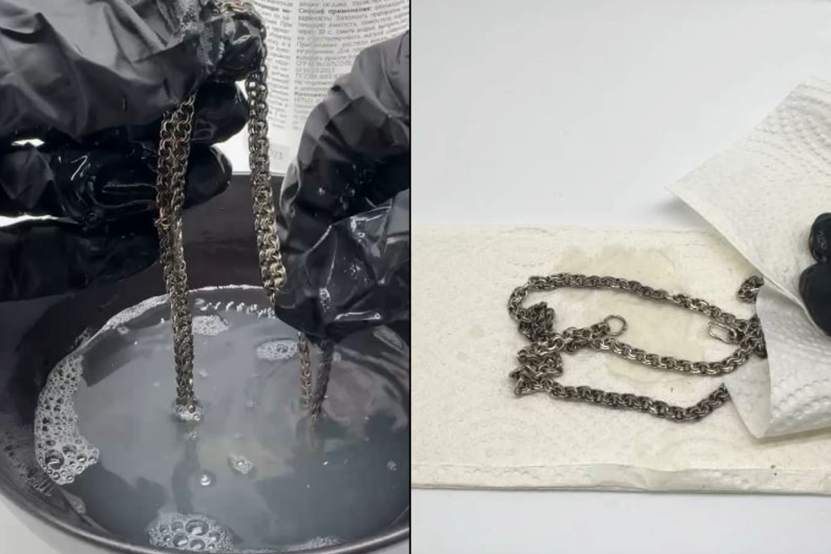 Достаточно промыть изделие в мыльной воде