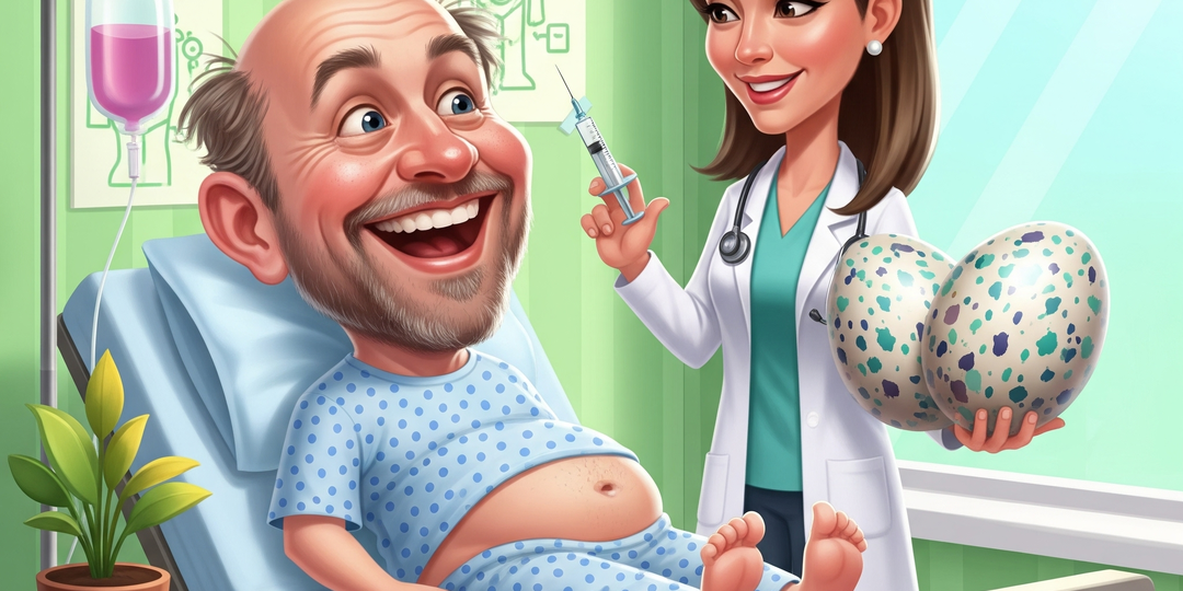 «Молодильные яички» — у московских скуфов новая мода, инъекции ботокса в мошонку.