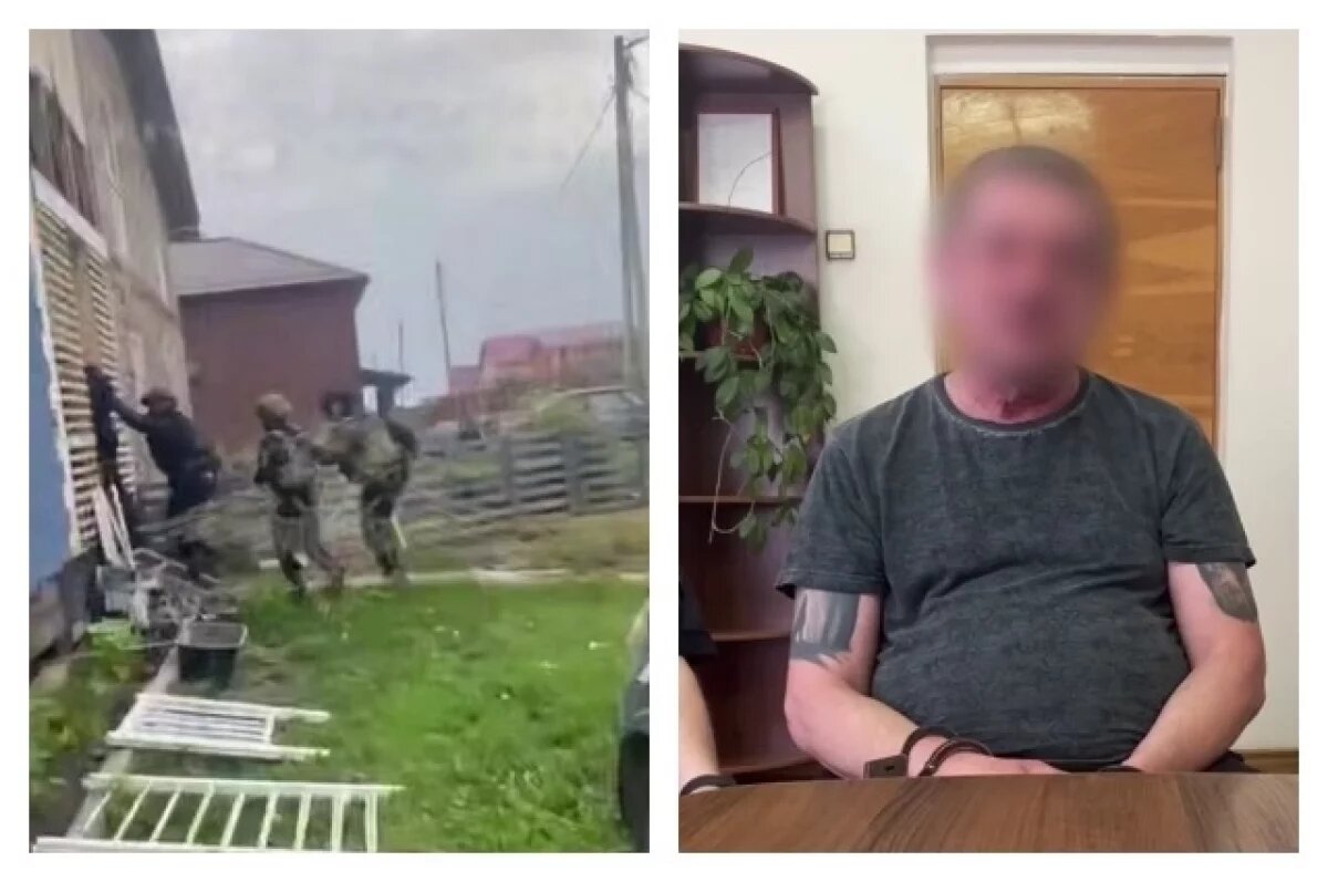    В преступлениях мужчина признался и показал всё на месте