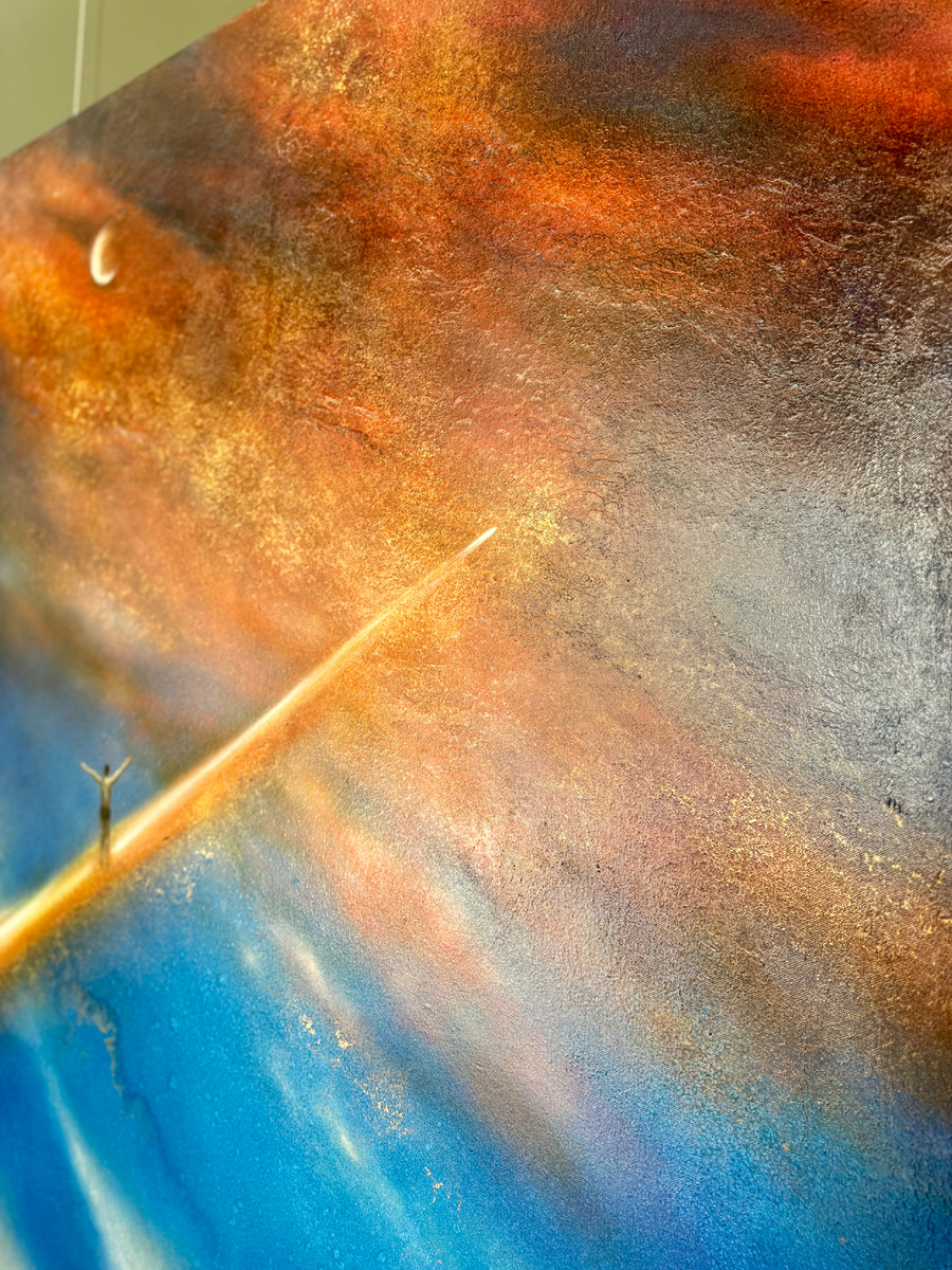 Торсионные поля на картине Ксении Елисеевой