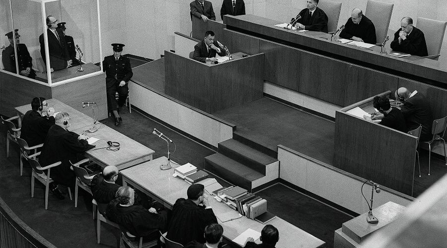     Суд над Адольфом Эйхманом Фото в общественном достоянии, Мемориальный музей Холокоста США