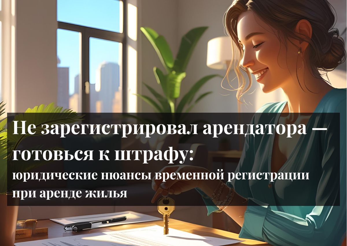временная регистрация арендатора, штраф за отсутствие регистрации жильца, регистрация арендатора в квартире, как оформить временную прописку, временная прописка при аренде жилья,  обязан ли арендодатель прописывать арендатора, штраф за непрописанного квартиранта 2025, арендатор без регистрации — последствия, юридические риски при сдаче жилья, права и обязанности арендодателя 2025
