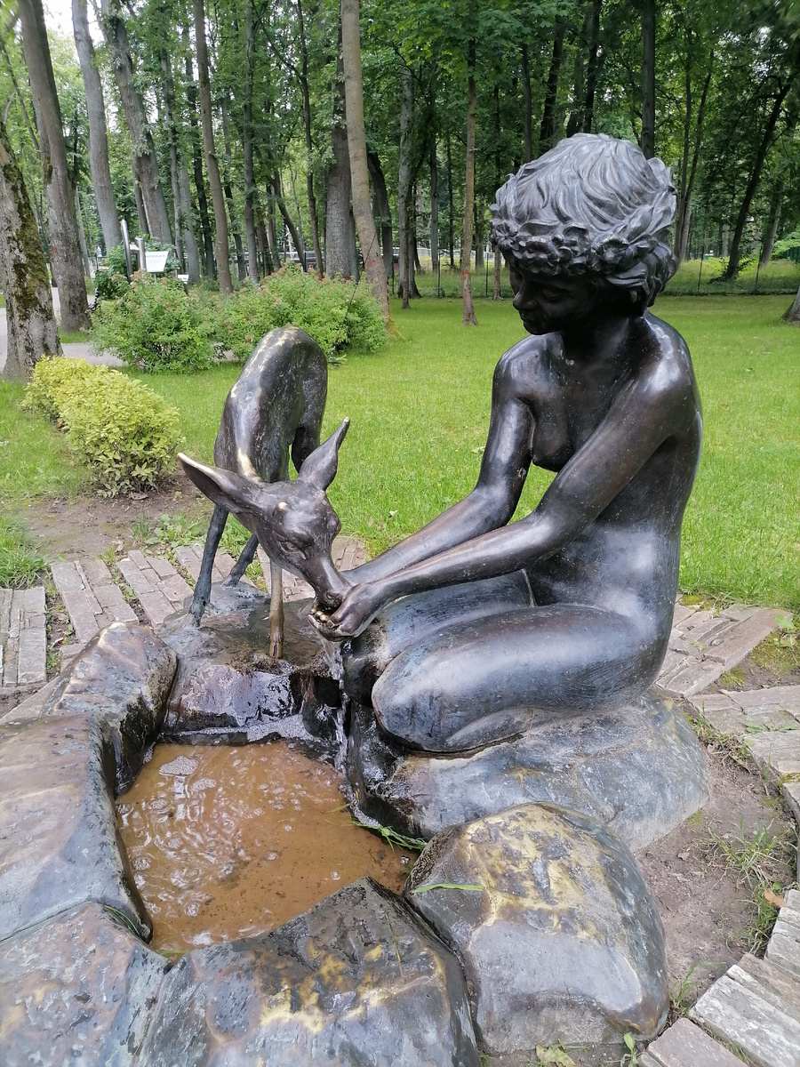 Скульптура в парке