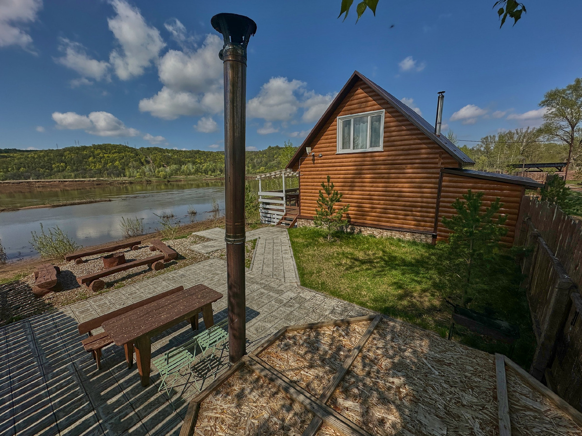 Дом-Баня на берегу реки Белая до 7 человек