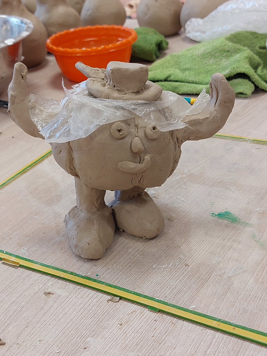 Тыква-мальчик -первое занятие