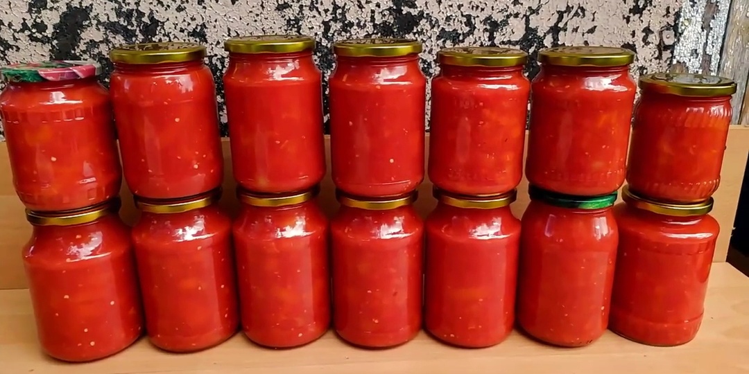 Домашнее лечо из перца и помидоров, без уксуса и стерилизации🍅