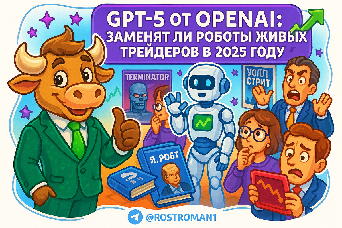    GPT-5 и трейдинг: как выжить на рынке, когда искусственный интеллект не спасает от человеческих ошибок РоСТ | Роман о Системном Трейдинге