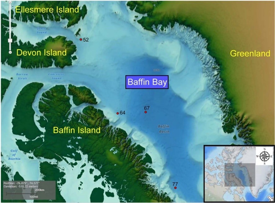 Точки сбора образцов / © YDB Research Group 