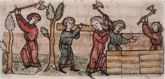 Часть славян вырвалась из холодной восточной тайги в Европу и стали строить на чужих землях свои города, I-тысячелетие нашей эры