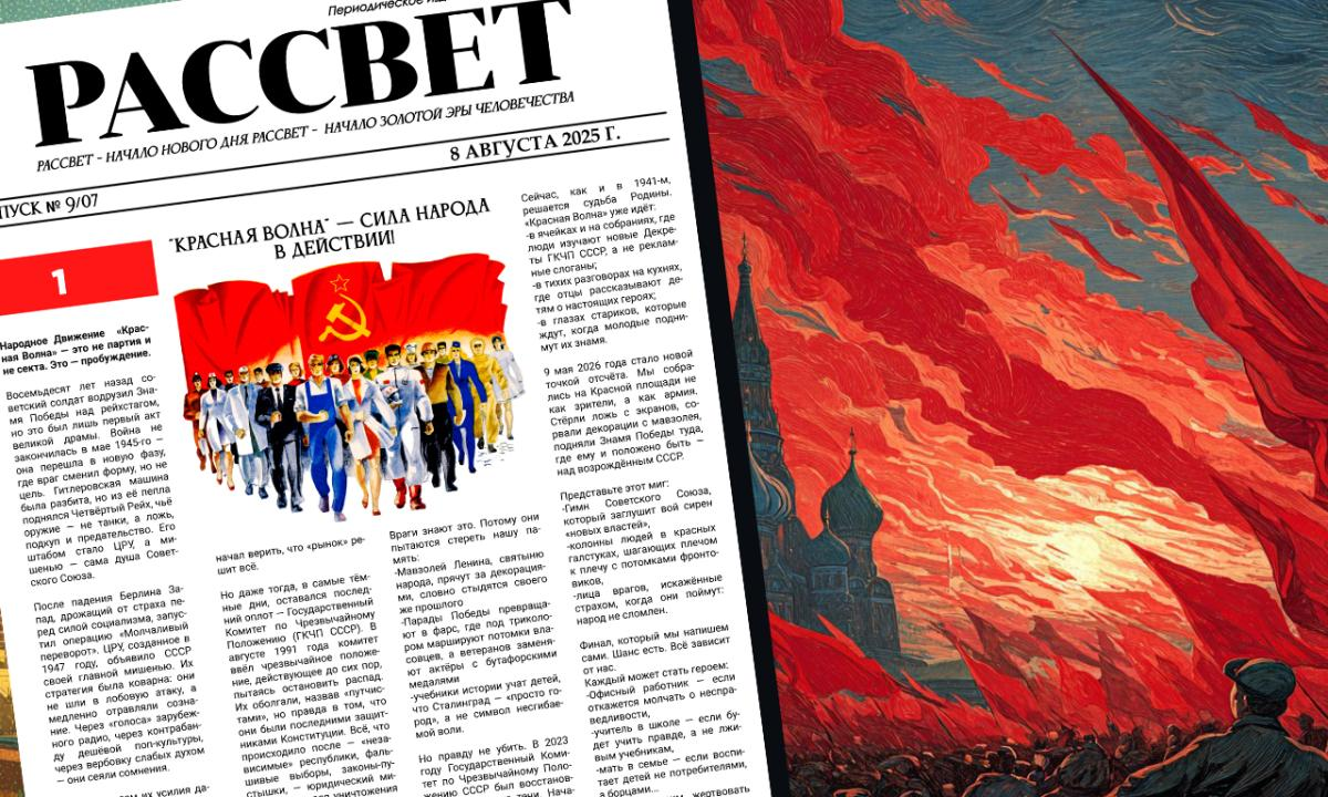 газета "Рассвет".