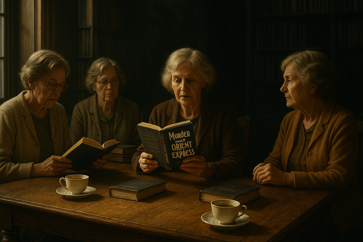 Женский книжный клуб в библиотеке