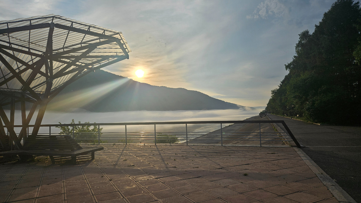 Красивейшая набережная Дивногорска